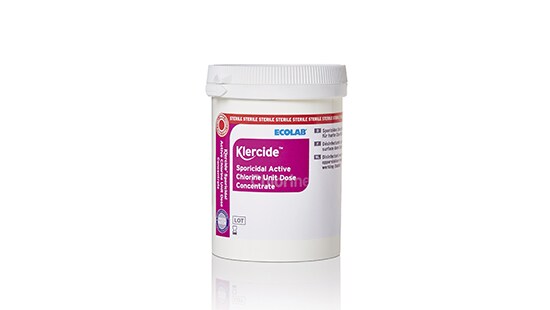 Esporicida Klercide™ con cloro activo (concentrado de dosis unitaria)