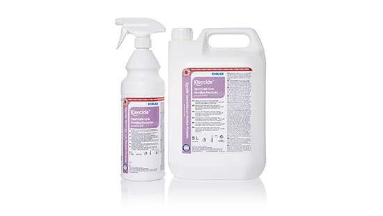 Esporicida Klercide™ con peróxido y bajo residuo - Combinado con agua para inyección​​​​​​​
